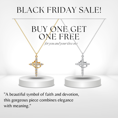 Cross & Crown Necklace