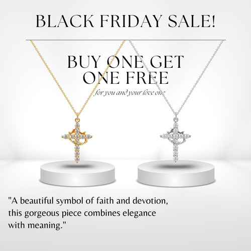 Cross & Crown Necklace