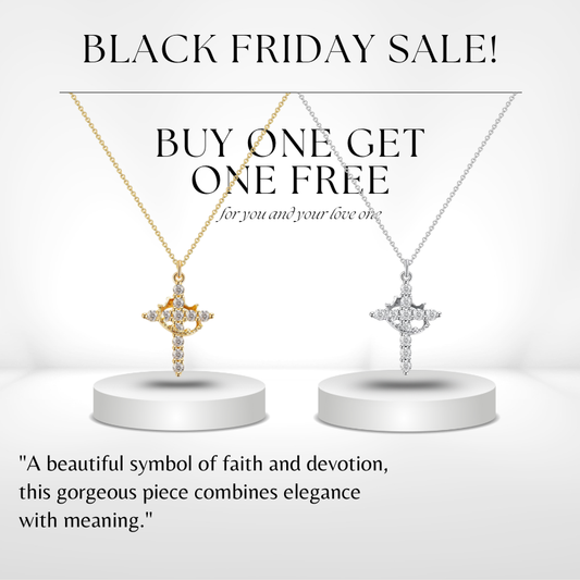 Cross & Crown Necklace