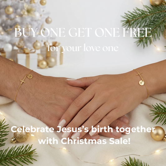 Personalized Initial Cross Bracelet™