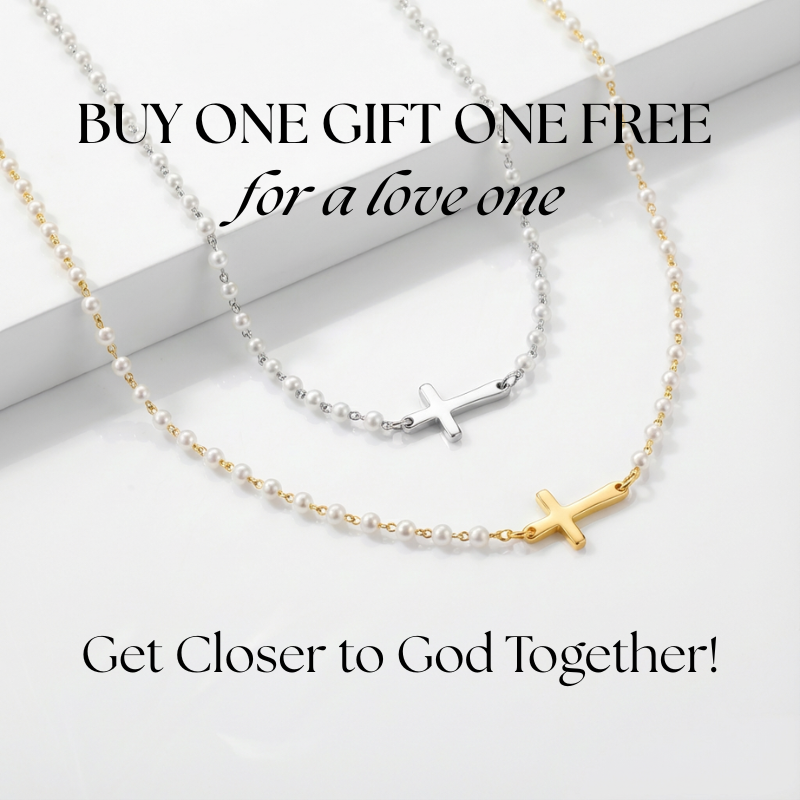 Pearl Cross Necklace